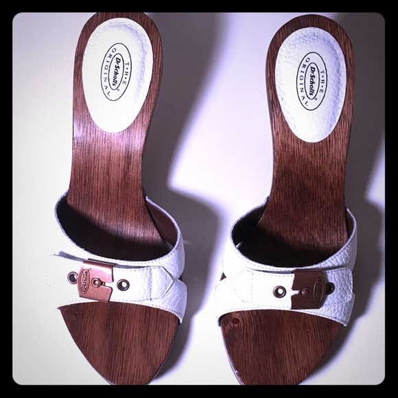 scholl wooden mules